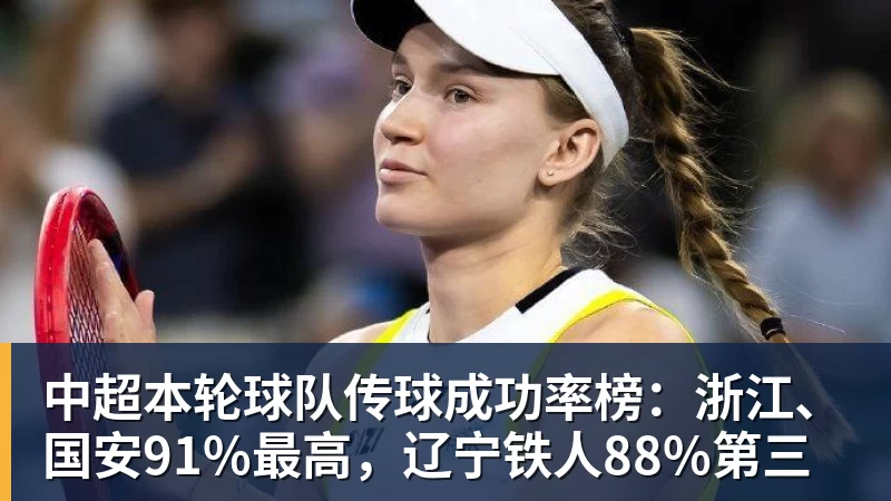 华体会体育中超本轮球队传球成功率榜：浙江、国安91%最高，辽宁铁人88%第三