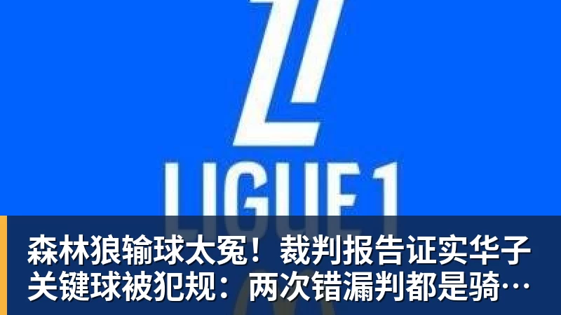 华体会体育森林狼输球太冤！裁判报告证实华子关键球被犯规：两次错漏判都是骑士获利